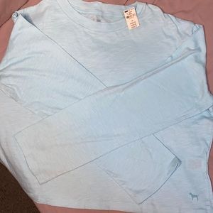 Victoria’s Secret LG long sleeve oversize crop top